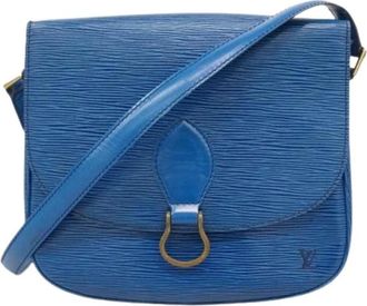 Louis Vuitton Pre-owned Cross Body Bags, female, Blue, Size: ONE SIZE Pre-owned Saint Cloud Shoulder Bag