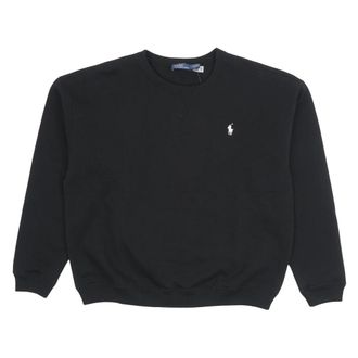 Polo Ralph Lauren Classic Pony Crewneck - Dames - Sweatshirts - Zwart - L - Katoen - Hoodies & sweatvesten