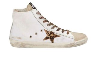 Golden Goose White Fancy Sneakers Size 37