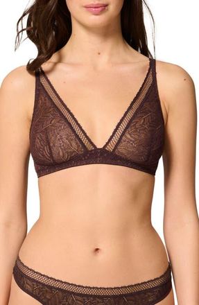 Simone Pérèle Comete Wireless Bra in Dark Brown at Nordstrom, Size 34E