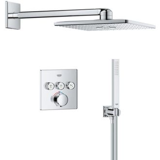 GROHE Columna De Ducha Empotrable Termost&aacute;tica Grohe Precision Smart Control Cromo