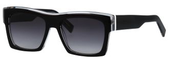 Humphrey's Sonnenbrille HUMPHREY&acute;S EYEWEAR Modell 588200, Herren, schwarz, kristall, gemustert, leicht gl&auml;nzend, leicht transparent, Sonnenbrillen Sonnenbrille, 