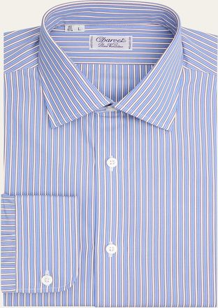 Charvet Mens Purple Label Striped Button-Front Shirt