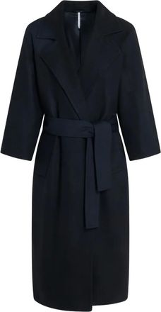 Liviana Conti Cappotto Wayne con cintura - Nero