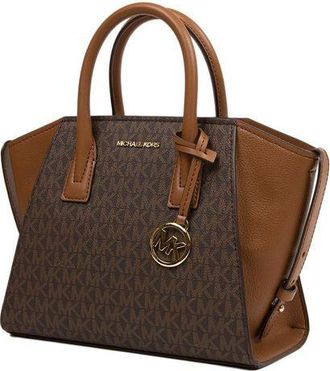 Michael Kors Womens Satchel Brown 89.coated Canvas Polyester Satchel-bags