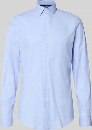 Jake*s Slim Fit Business-Hemd mit Kentkragen und extra langem &Auml;rmel in Hellblau, Gr&ouml;&szlig;e 37/38