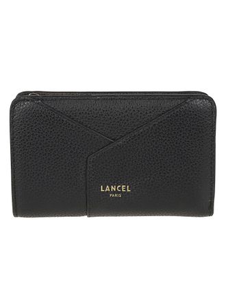 Lancel Enveloppe Textured Leather Wallet