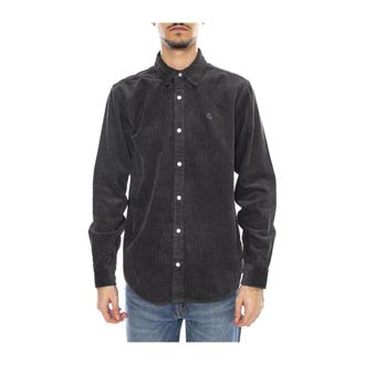 Carhartt Work in Progress Heren, Overhemden, Grijs, Maat: S Katoen