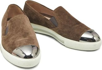 Miu Miu Sneakers senza lacci - Marrone