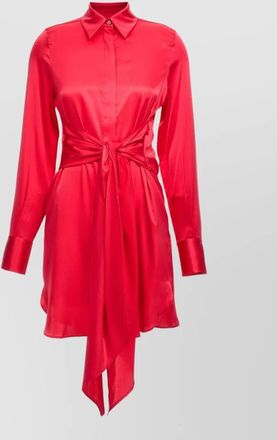 Le Twins silk knotted mini dress