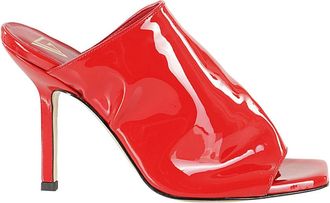 Giampaolo Viozzi Elegante Vernice Hakken - Dames - Muiltjes - Rood - 36 EU - Leer - Schoenen