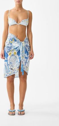Camilla Woven Short Sarong With Tassels in De Nada Granada at Nordstrom, Size Small