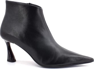 Eddy Daniele Ew 22253 Enkellaars - Dames - Laarzen met Hak - Zwart - 35 EU - Leer - Schoenen