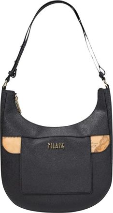 Alviero Martini 1A Classe Grote Schoudertas - Dames - Schoudertassen - Zwart - ONE Size - Katoen - Tassen