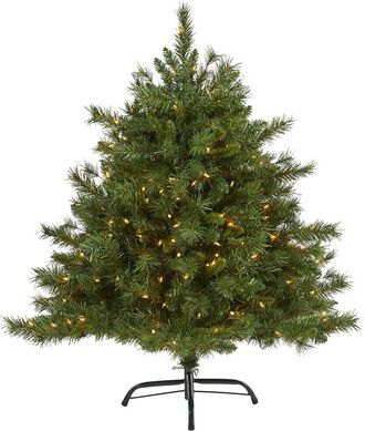Nearly Natural 4Ft. Wyoming Mixed Pine Artificial Christmas Tree