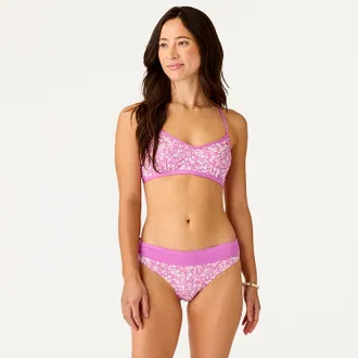 Carve Designs Womens Stinson Swimsuit Bottoms Pink XS