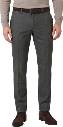 Brax Brax Fabio pantalon grijs gemeleerd wijde fit katoen