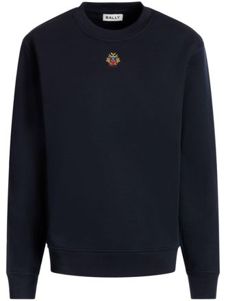 Bally logo-embroidered sweatshirt - Blue