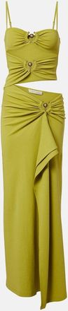 CHRISTOPHER ESBER Orbit cotton-blend midi dress