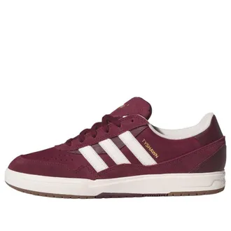 adidas (WMNS) adidas Tyshawn II Maroon Chalk White KJ0844