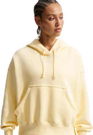 Nike Womens PHNX Fleece OS Pullover Hoodie - Alabaster/Sail Size XL