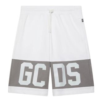 GCDS Gcds, Heren, Korte broeken, Wit, Maat: 2XL Katoen