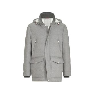Brunello Cucinelli Padded Hooded Coat