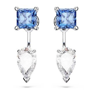 Swarovski Mesmera Oorbeljacks - Dames - Oorbellen - Grijs - ONE Size - Accessoires
