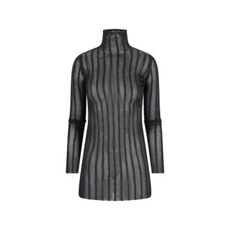 The Attico Dames, Jurken, Zwart, Maat: XS