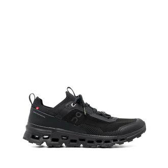 On Running Sneakers, male, Black, 6 1/2 UK, Black Mesh Sneaker with Logo Print