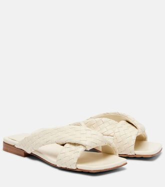 Bottega Veneta Sandali Riva in pelle intrecciata