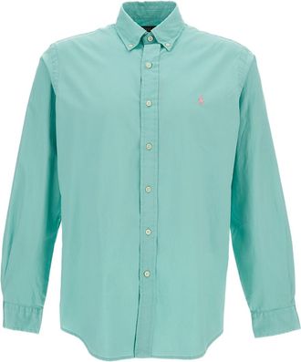 Polo Ralph Lauren Ultralight Cotton Twill Shirt with Iconic Pony Logo