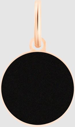 Ginette NY Pendentif Ever Mini Onyx Or Rose