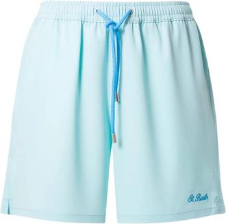 MC2 Saint Barth Comfort Embro Relaxed Zwemshorts - Heren - Strandmode - Blauw - 2XL - Spandex - Badmode