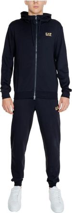 Emporio Armani Trainingsset - Heren - Trainingspakken - Zwart - M - Katoen - Fitness