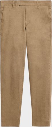 Vince Men & apos;s Owen Athletic Linen-Cotton Extended-Tab Pants