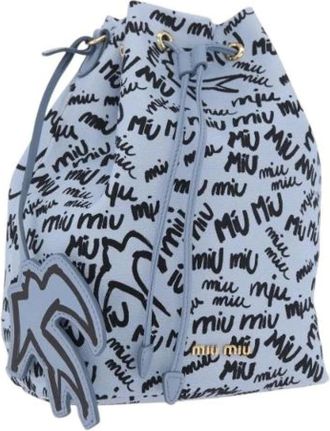 Miu Miu Bolso Cubo Pre-owned - Pre-owned - Mujer - Azul - ONE SIZE