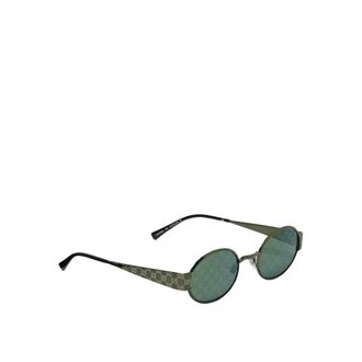 Gucci Sunglasses, female, Green, ONE SIZE, Oval Sunglasses