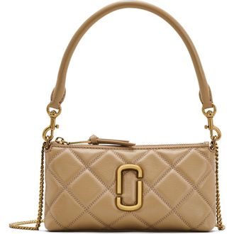 Marc Jacobs The Quilted Snapshot Pochette Bag in Camel at Nordstrom
