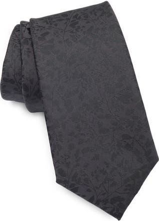 Calvin Klein Benedict Floral Tie in Black at Nordstrom Rack