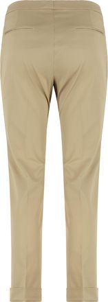 Etro Womens Beige Cropped Trousers Cotton
