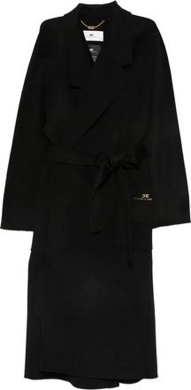 Elisabetta Franchi Mujer, Abrigos, Negro, Talla: S