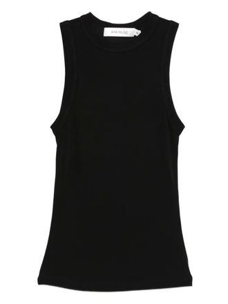 Aya Muse cotton tank top - women - Cotton - L - Black