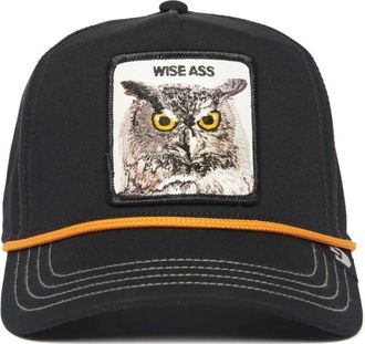Goorin Brothers Wijze Uil Zwarte Pet - unisex - Petten - Zwart - ONE Size - Accessoires