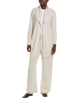 Barefoot Dreams Cozy Chic Light Ribbed Drape Cardigan