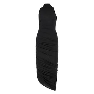 Jacquemus Midi Dresses, female, Black, Size: M Asymmetrical Dress Square