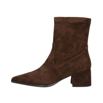 Stefano Lauran P8229A Sue Enkellaarsjes - Dames - Schoenen - Bruin - Maat: 41 EU Leer