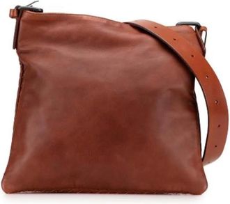 Bottega Veneta Pre-owned Cross Body Bags, female, Brown, Size: ONE SIZE Pre-owned Leather Shoulder Bag