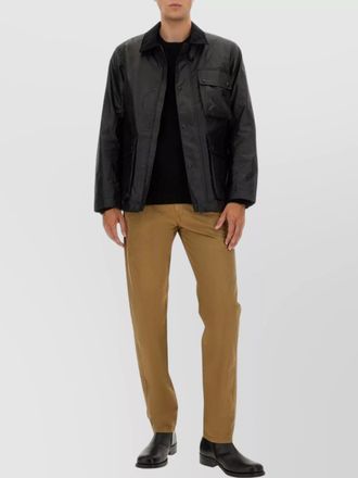 Belstaff jacket long sleeve multiple pockets