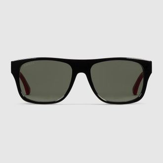 Gucci Square Frame Sunglasses, Black